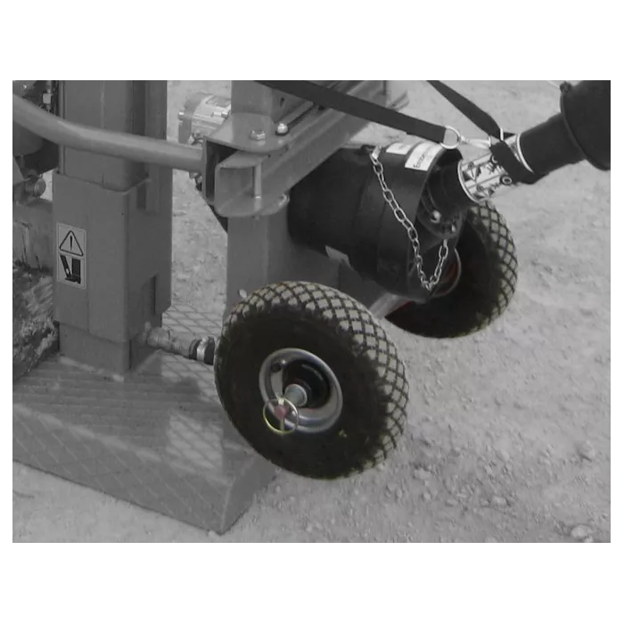 Roue pneumatique pour le transport pour fendeuse Rabaud Xylo 13 PH et 15 CH