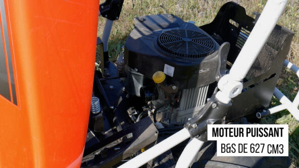 Moteur puissant de 627 cm3