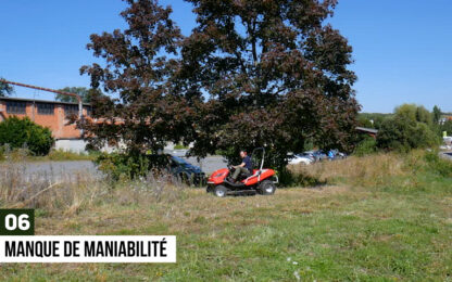 Manque de maniabilité