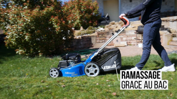 Ramassage grâce au bac