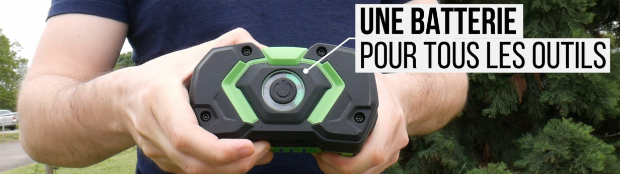 Coupe bordure EGO ST1400E-ST : Une batterie pour tous les outils