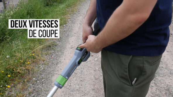 Deux vitesses de coupe