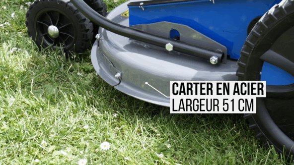 Carter en acier de largeur 51 cm
