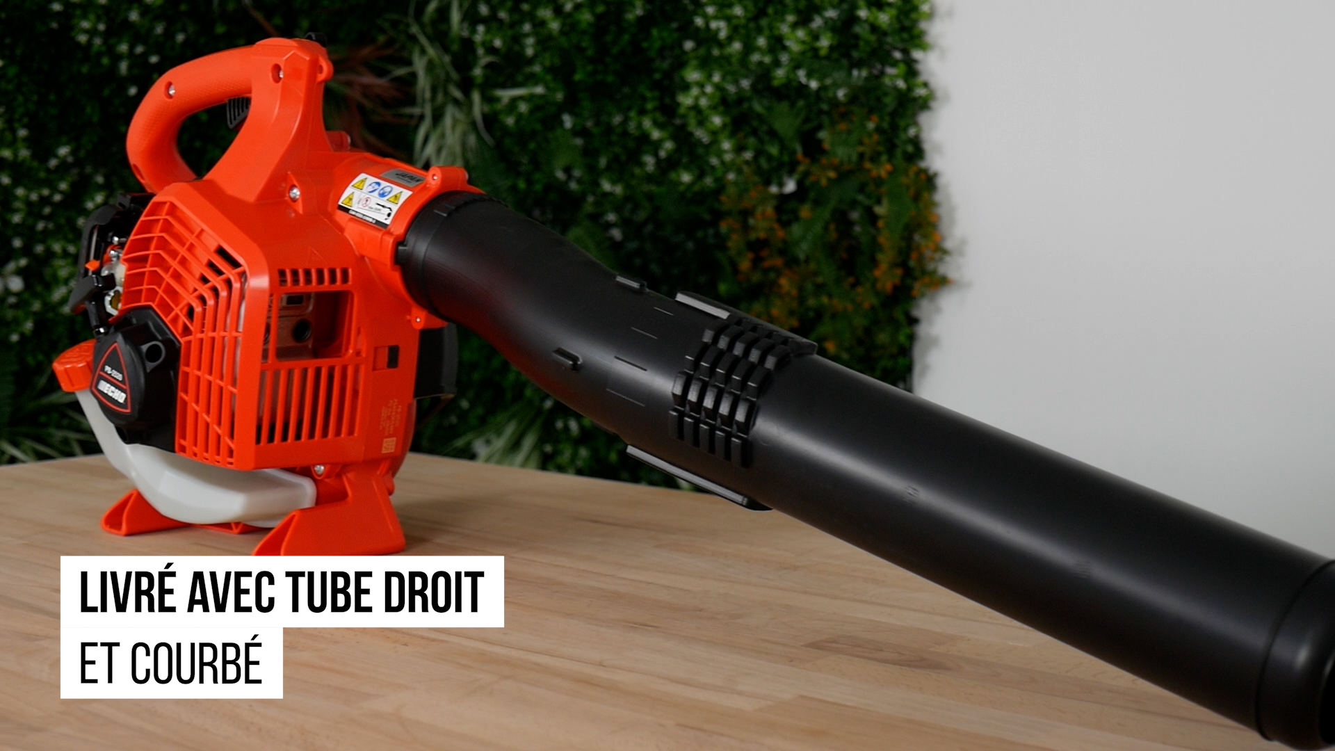 Livré avec tube droit et courbé