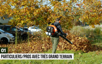 Pour particuliers/pros avec très grand terrain