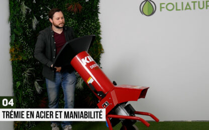 Trémie en acier et maniabilité