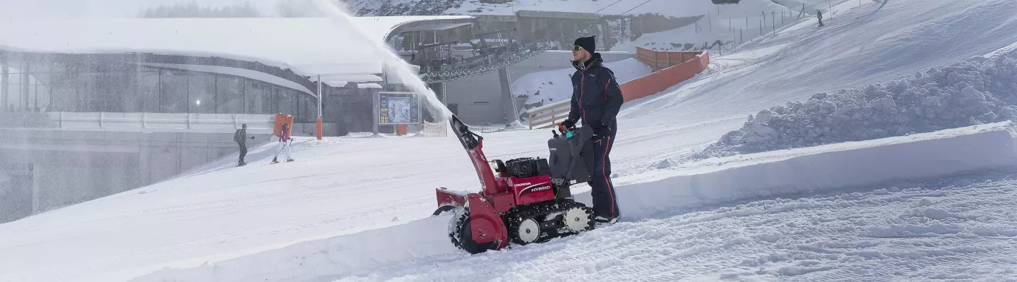 Motoculteur avec Fraise à Neige | Foliatura