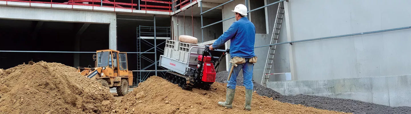 Brouettes Motorisées - Thermiques & à Batterie | Foliatura