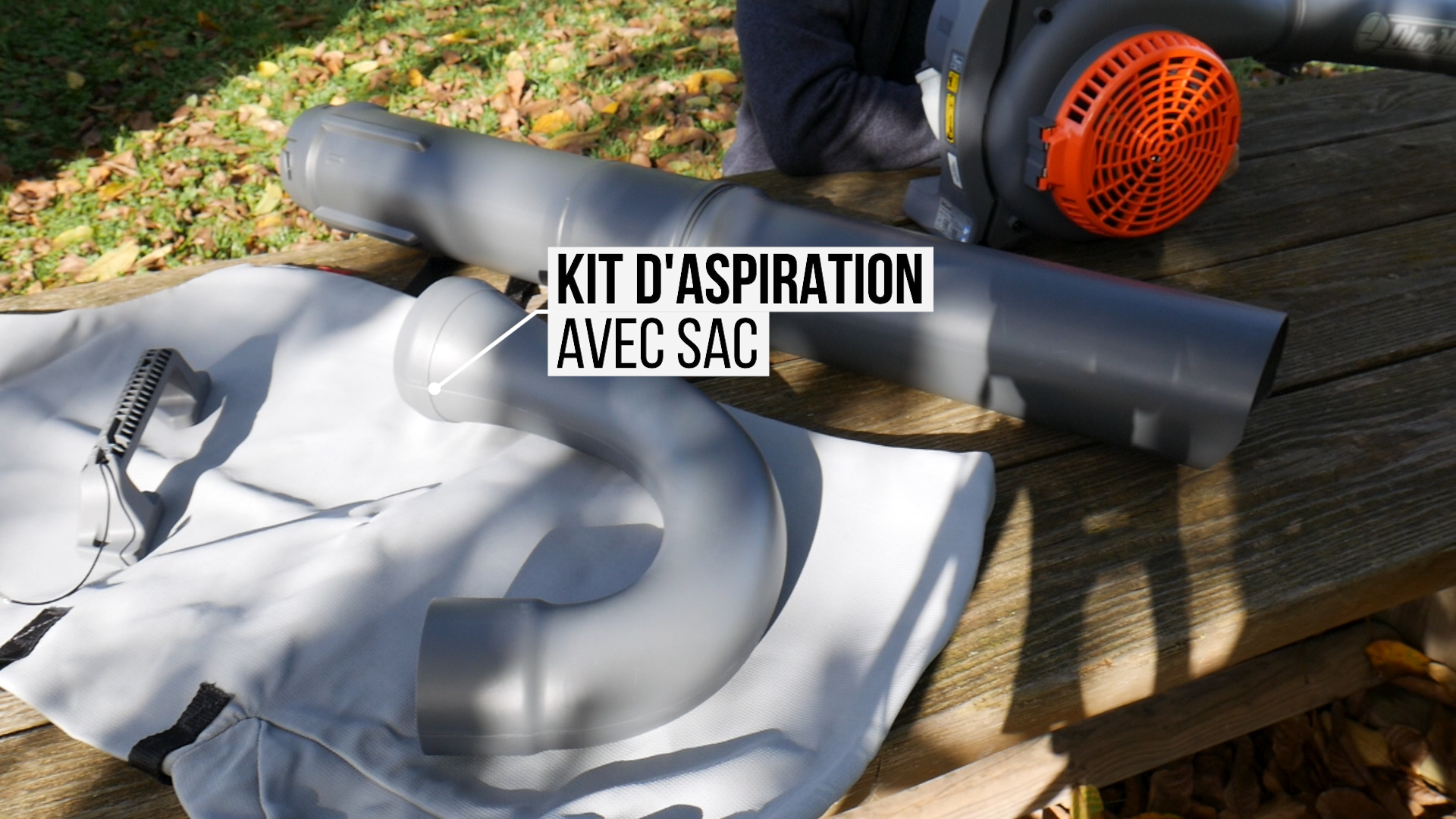 Kit d'aspiration avec sac