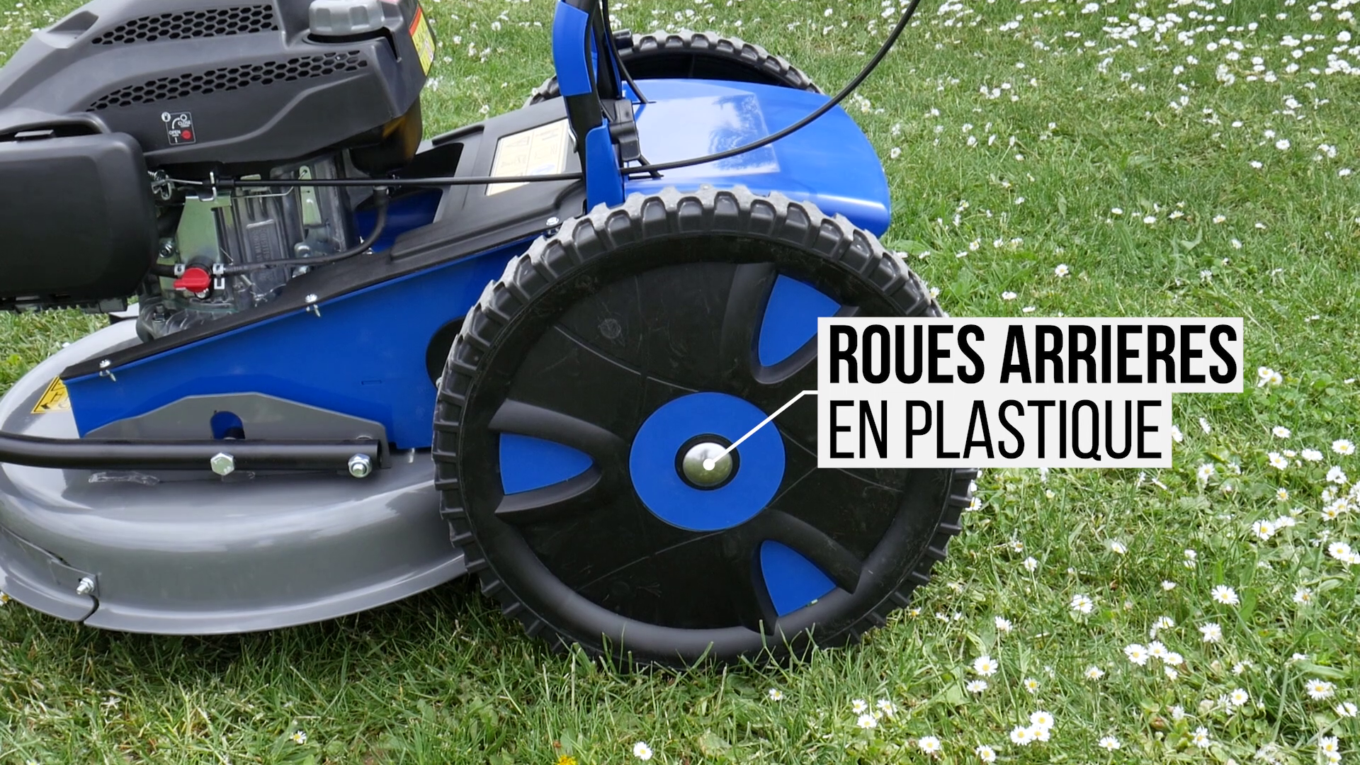 Roues arrières en plastique