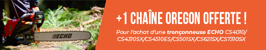 +1 chaîne Oregon offerte !