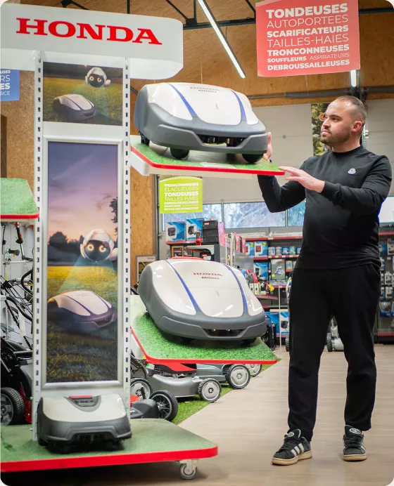 Installation de tondeuses robots