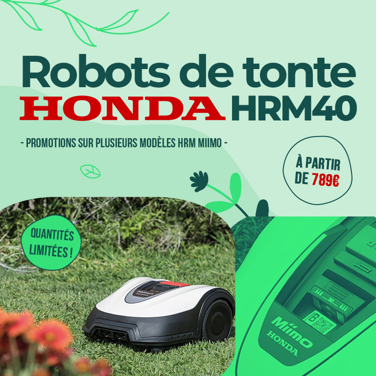Robots de tonte Honda HRM40 et HRM40 Live